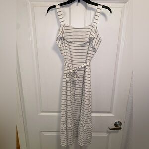 Banana Republic Striped Flounce Dress